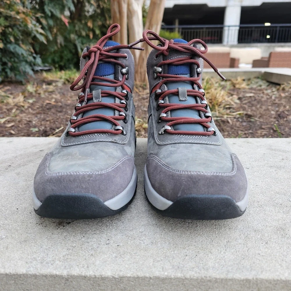Rockport XCS Spruce Peak Waterproof Hiking‎ Boots Men 12 Grey Hydro-Shield  ~